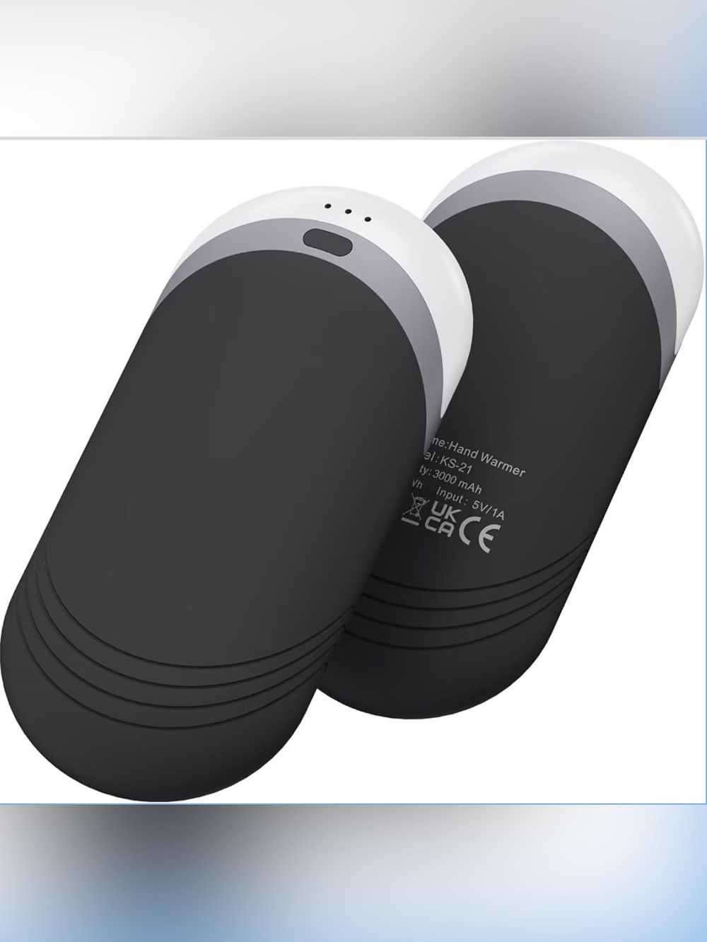 Rechargeable Silicone Hand Warmers – 2 Pack